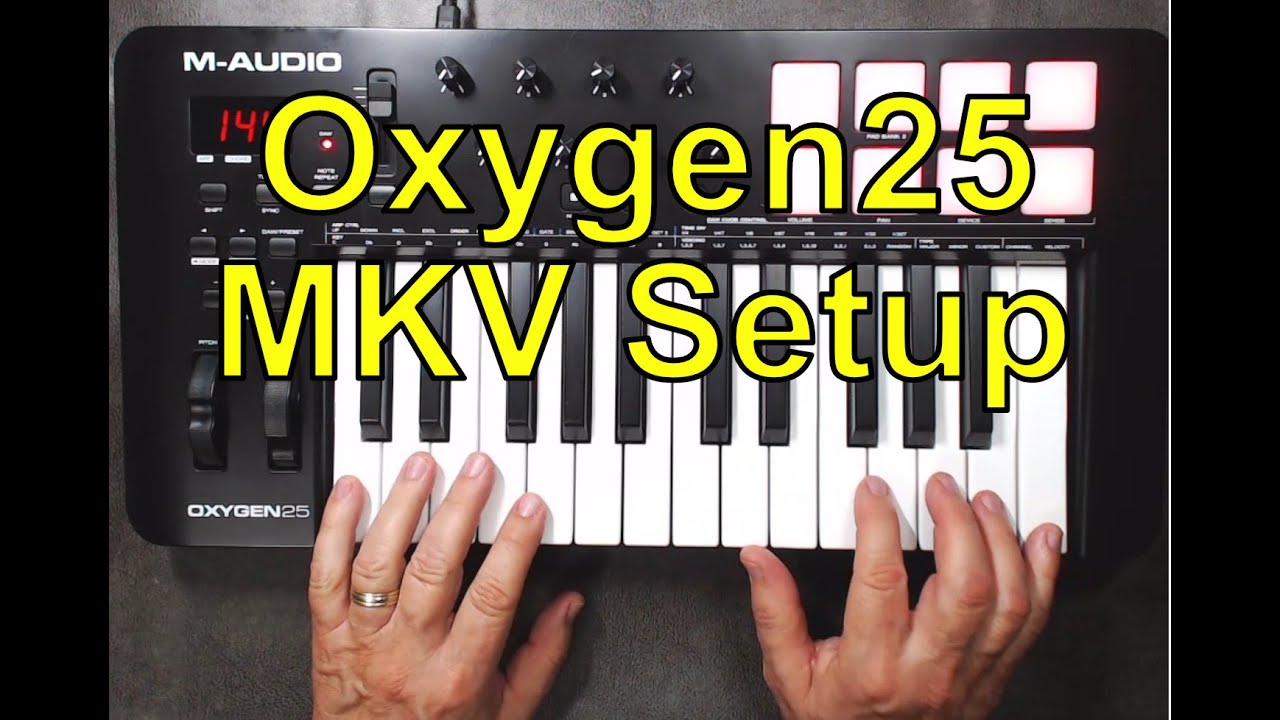 Controlador Midi Oxygen 25 MKV M-Audio