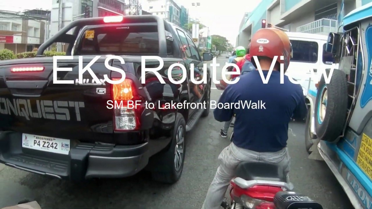 EKS Route View - SM City BF to Lakefront & Lakefront Boardwalk