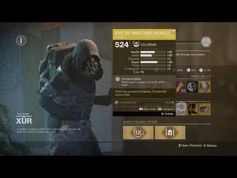 Destiny 2 Xur Loot "9-October-2026"
