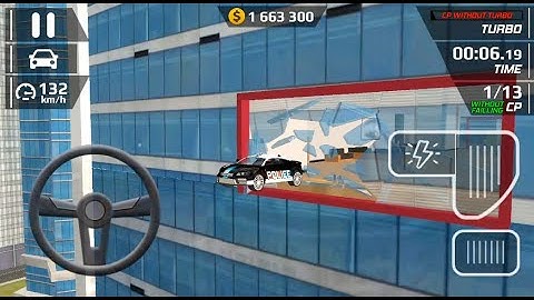 Smash Car Hit - Police Car 911 Driving Simulator Impossible Stunts -Android Gameplay Walkthrough