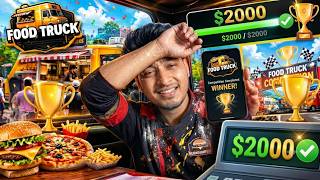Kya hal ho gaya mera is $2000 ke chakkar mein? 💀 Dekhkar shock ho jaoge! | Food Truck Simulator screenshot 5