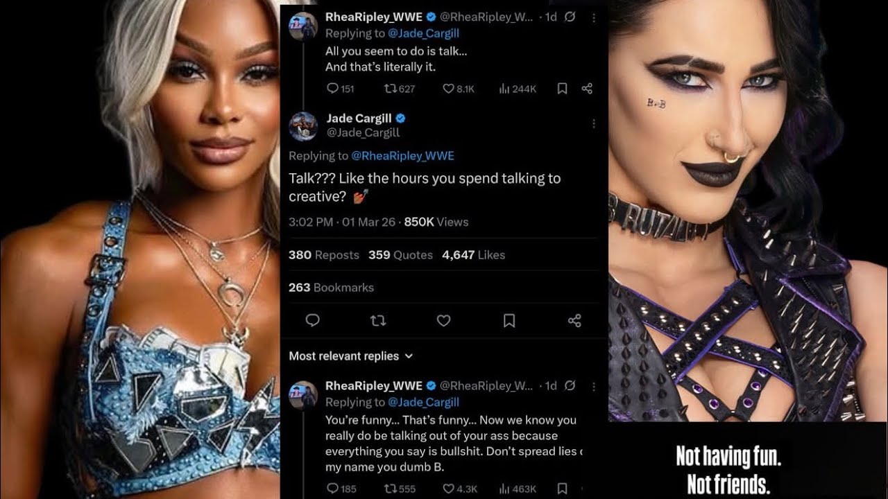 Rhea Not Playing With Jade or Is It A Work?