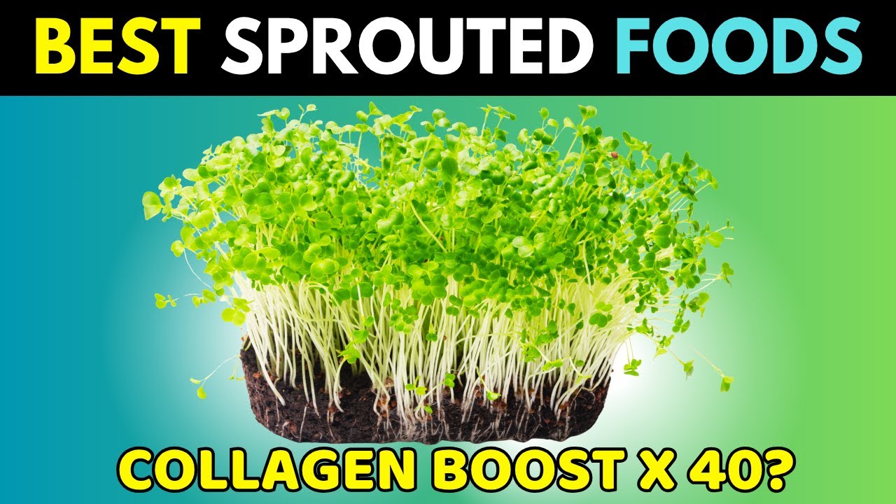 3 Sprouted Anti-Aging Foods| The $2 Collagen Boosting Secret in Your Pantry