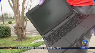 Families adjusting to school closures, online learning