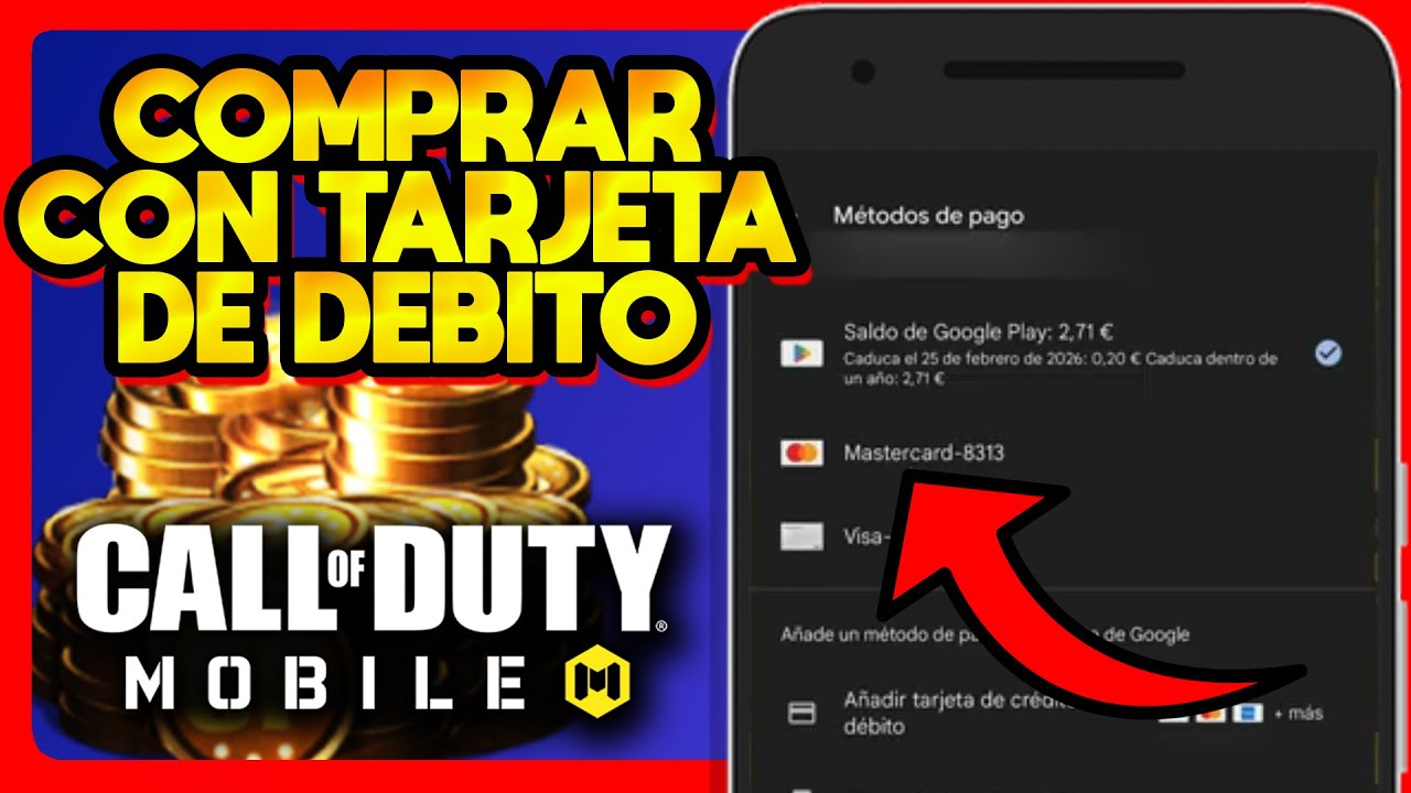 ✅COMO COMPRAR CP EN CALL OF DUTY MOBILE CON TARJETA DE DEBITO
