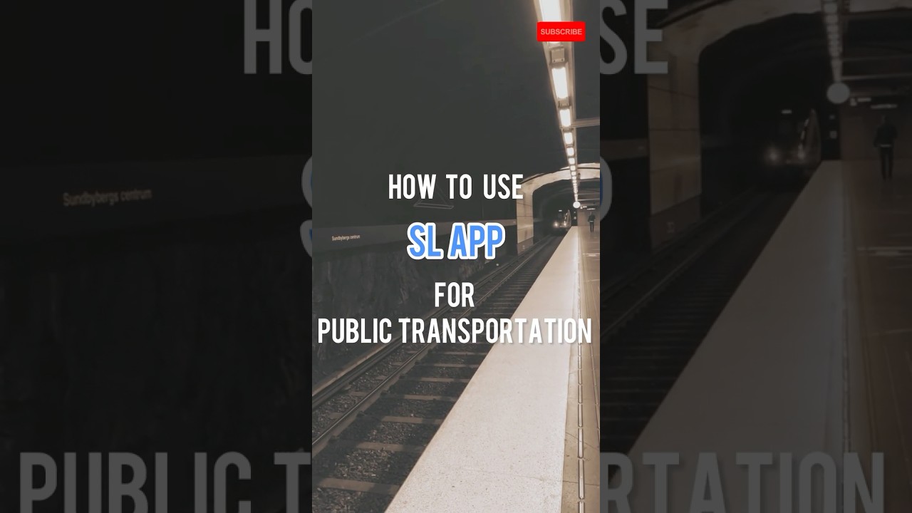 How to Use the SL App: Your Guide to Public Transport in Stockholm 🇸🇪🚇⛴️🚌 