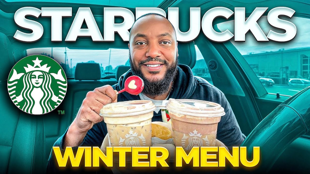 Зимнее меню Starbucks 2026 | Обзор десертов: Дубайский шоколад, Дубайская матча, фисташковый корт...