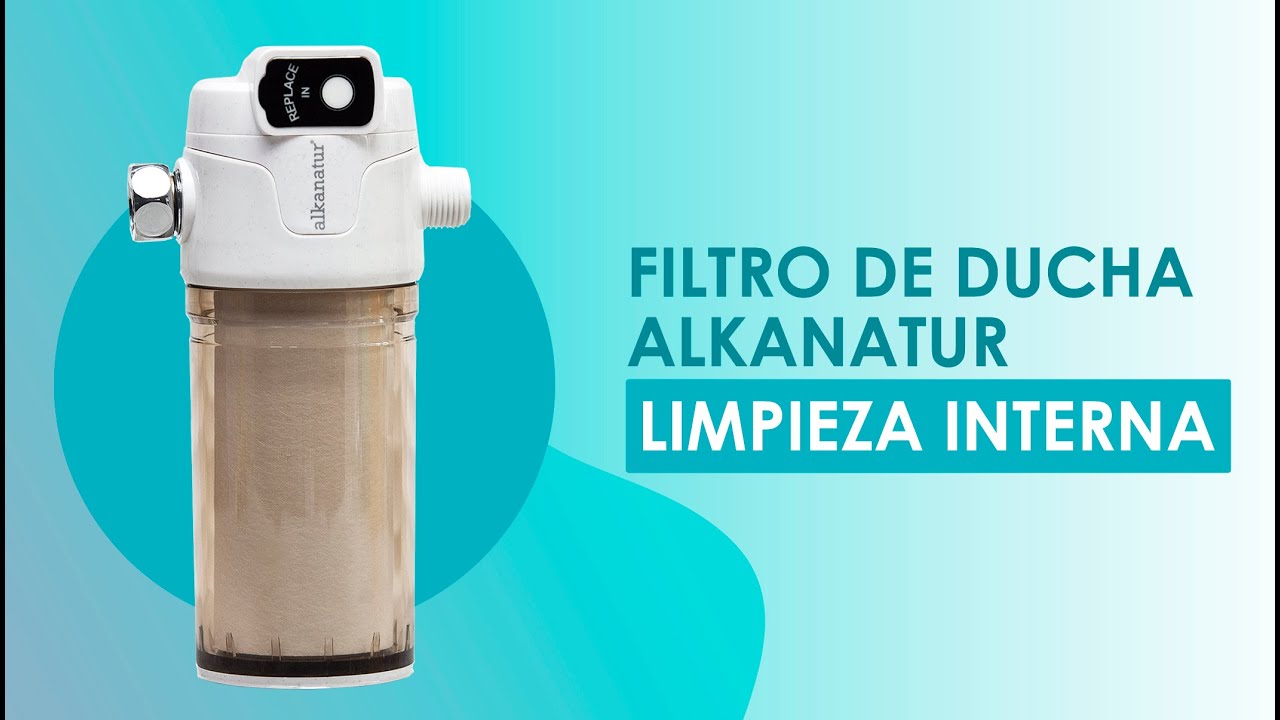 Limpieza del filtro de ducha Alkanatur. Evita atascos y disfruta de duchas  libres de cloro y tóxicos 