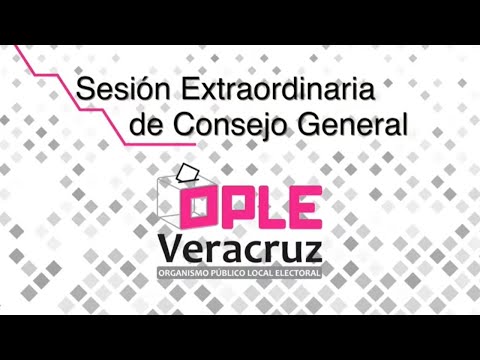 Sesión Extraordinaria Virtual de Consejo General 28 de septiembre 2020 15:20 hrs