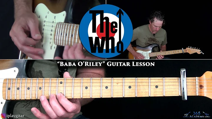 Rocke wie The Who mit dem Baba O'Riley Gitarrenunterricht