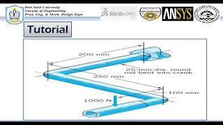 ANSYS Mechanical Tutorial –Determine the deformation and the stresses.