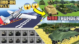 WarThunder WW2 Add-On Showcase 🔥🔥 Minecraft | mcpe 1.26+