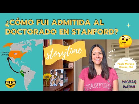 PERUANA en STANFORD UNIVERSITY ¿cómo fui ADMITIDA al doctorado? ✈️ Perú a EEUU #storytime