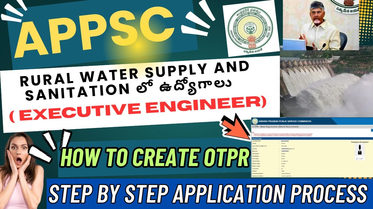 APPSC notification Assistant Executive Engineer OTPR APPLY PROCES 2025|APPSC Rural Water Suply APPLY