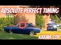 KARMA COP - Bad drivers &amp; Driving fails -learn how to drive #923