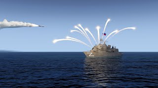 Russia's Next Generation Missile Corvette Sunk due to long range ATACMS Himars Attack - Arma 3