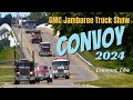 Gmc jamboree vintage semi truck show convoy 2024