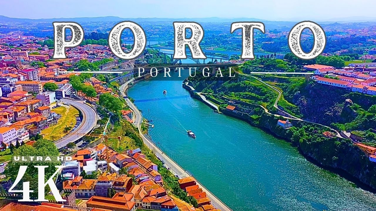 Porto Portugal  in 4K ULTRA HD  Drone Footage