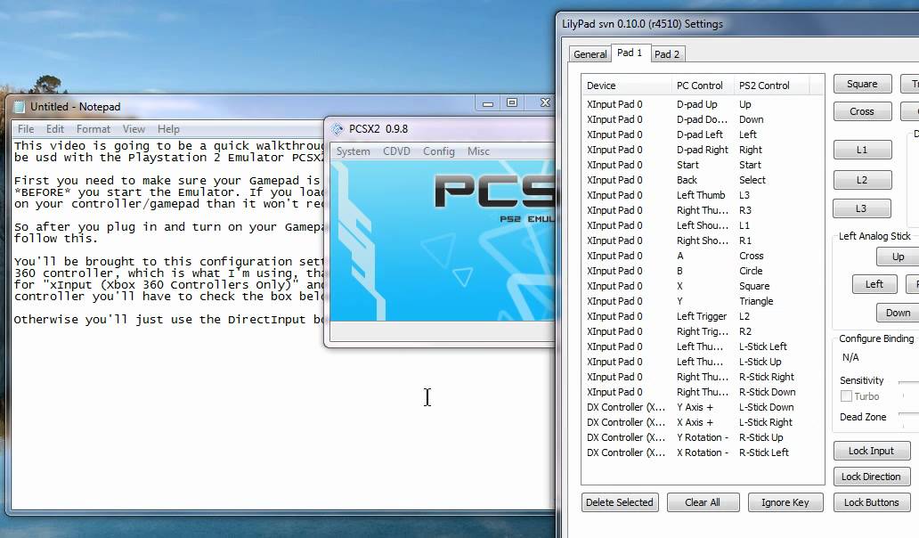 Pcsx2 ps3 controller plugin download