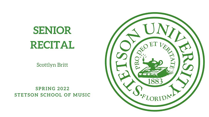 Senior Recital- Scottlyn Britt, Lee Chapel- 3/12/22