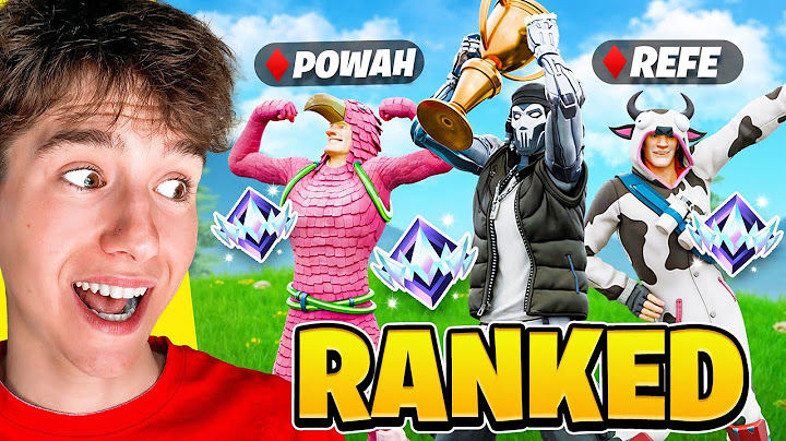 DEVASTO in RANKED con REFE e POWAH su Fortnite!!😆 Team Riunito