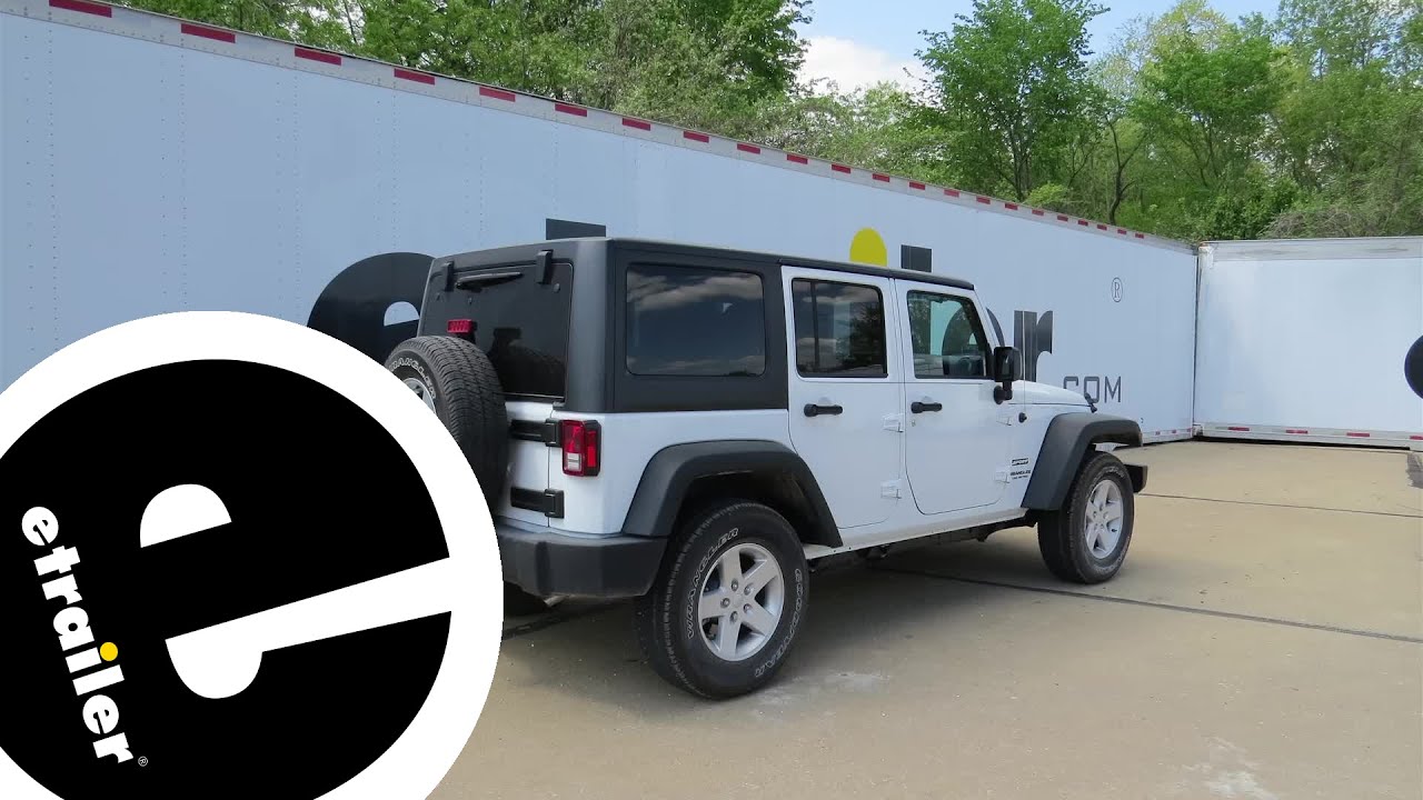 etrailer Titan Chain Snow Tire Chains Installation 2016 Jeep