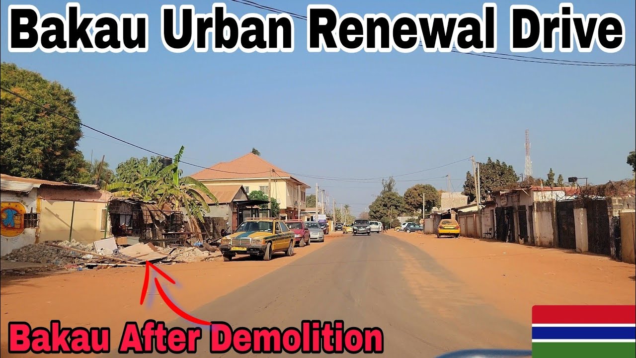 Bakau's Latest Drive, Witnessing the Demolition's Impact | Streets Cleared, Paths Redefined Gambia