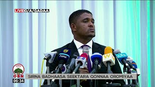 Pireezidaantii Mootummaa Naannoo Oromiyaa Obbo Shimallis Abdiisaa