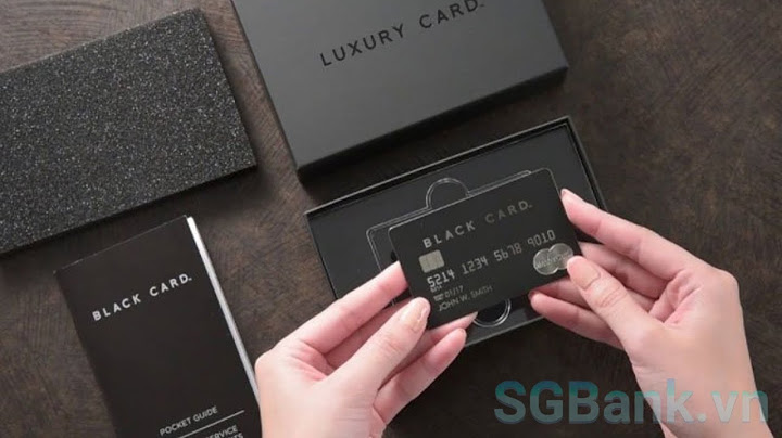 Thẻ tín dụng black card là gì năm 2024