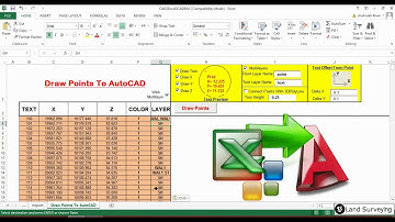 How to Import Coordinates data from csv File into Auto CAD Drawing