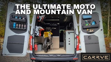 The Ultimate Mountain and Moto Van | Full Van Tour by Carrve Custom Vans