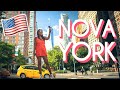 NOVA YORK: MINHA PRIMEIRA VEZ nos ESTADOS UNIDOS 🇺🇸 (economizando)