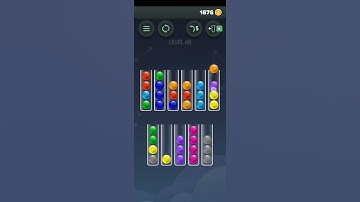 Sort Balls Level 49 Walkthrough Solution iOS/Android