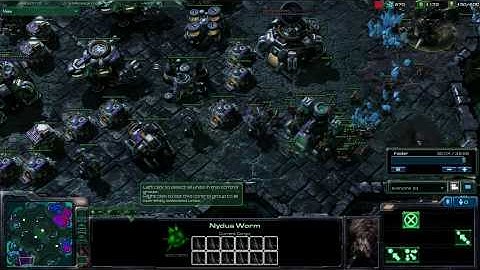 Starcraft 2: Nydus Worm + Zerglings = Love
