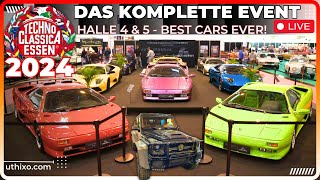 Live | 2024 Techno Classica | Halle 4 & 5 Komplett | Die Besten Autos Der Welt #Technoclassica