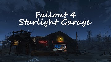 Fallout 4 - Starlight Drive-in Garage |part 1| no mods