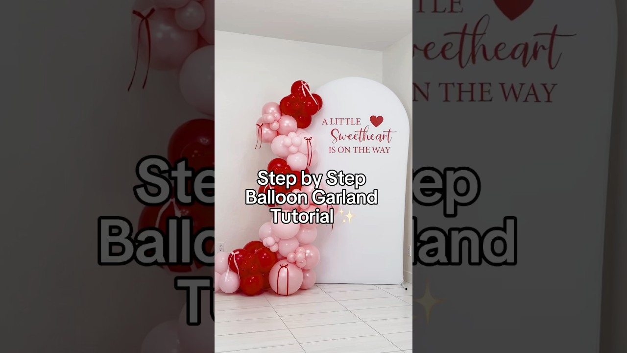 Пошаговая инструкция по изготовлению гирлянды из воздушных шаров 🎈 Простая арка из воздушных шаро...