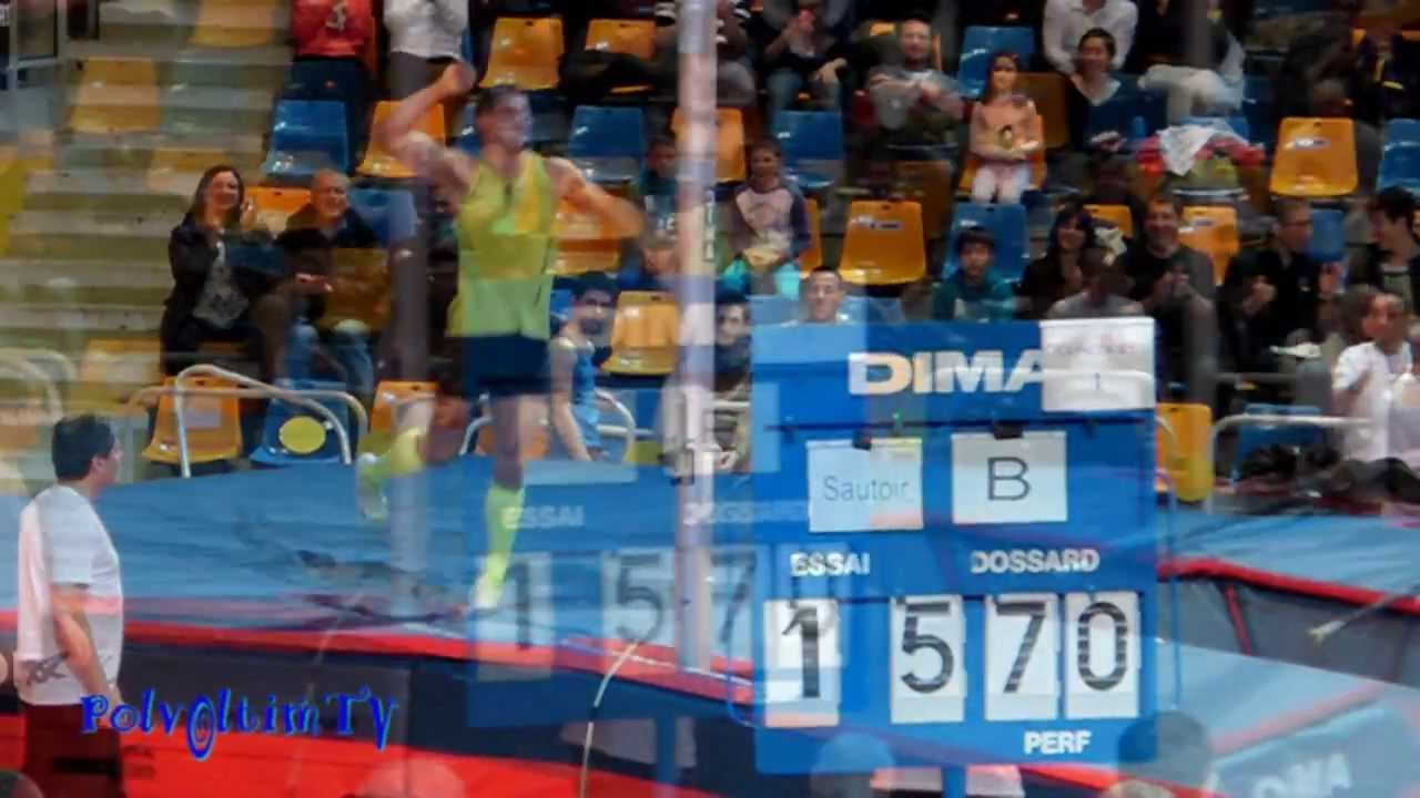 Orleans Perche (FRA). Edi maia, 5,70 m. Récord de Portugal indoor.