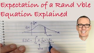 Expectation of a Random Variable Equation Explained