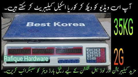 best Korea weighing scale calibration 35kg/price computing scale