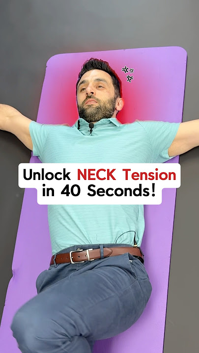 Neck Tension? Let’s release the Fascia in 40 SECONDS! #fascia #fascialrelease #neckpainrelief #neck