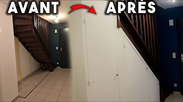 Comment faire un placard sous l'escalier ?