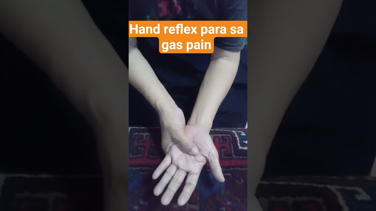 Рефлекс руки для лечения боли от газов