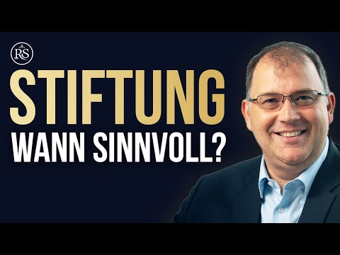 Video: Ab wie viel Einkommen lohnt sich eine Stiftung? Die ehrliche Antwort mit Rechenbeispiel