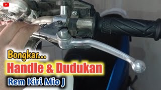 Rumah Handel Rem Kiri Xeon GT 125 (Drat 14 Ulir Kanan) - Dudukan Pangkon Bracket Braket Breket Handle Hendel Tuas Rem Rim Brake Break Yamaha Xeon RC