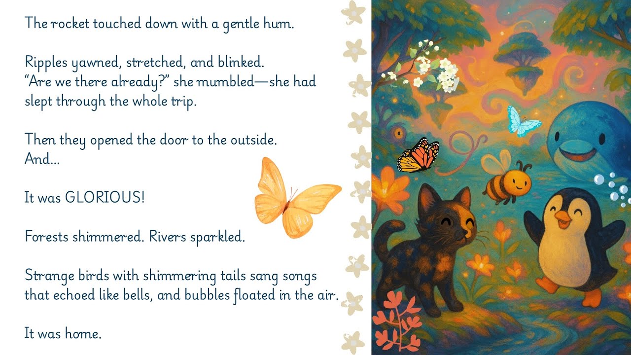 Patrick’s Cosmic Adventure | Kids Read-Aloud Flipbook (Bedtime Story & Space Journey) 