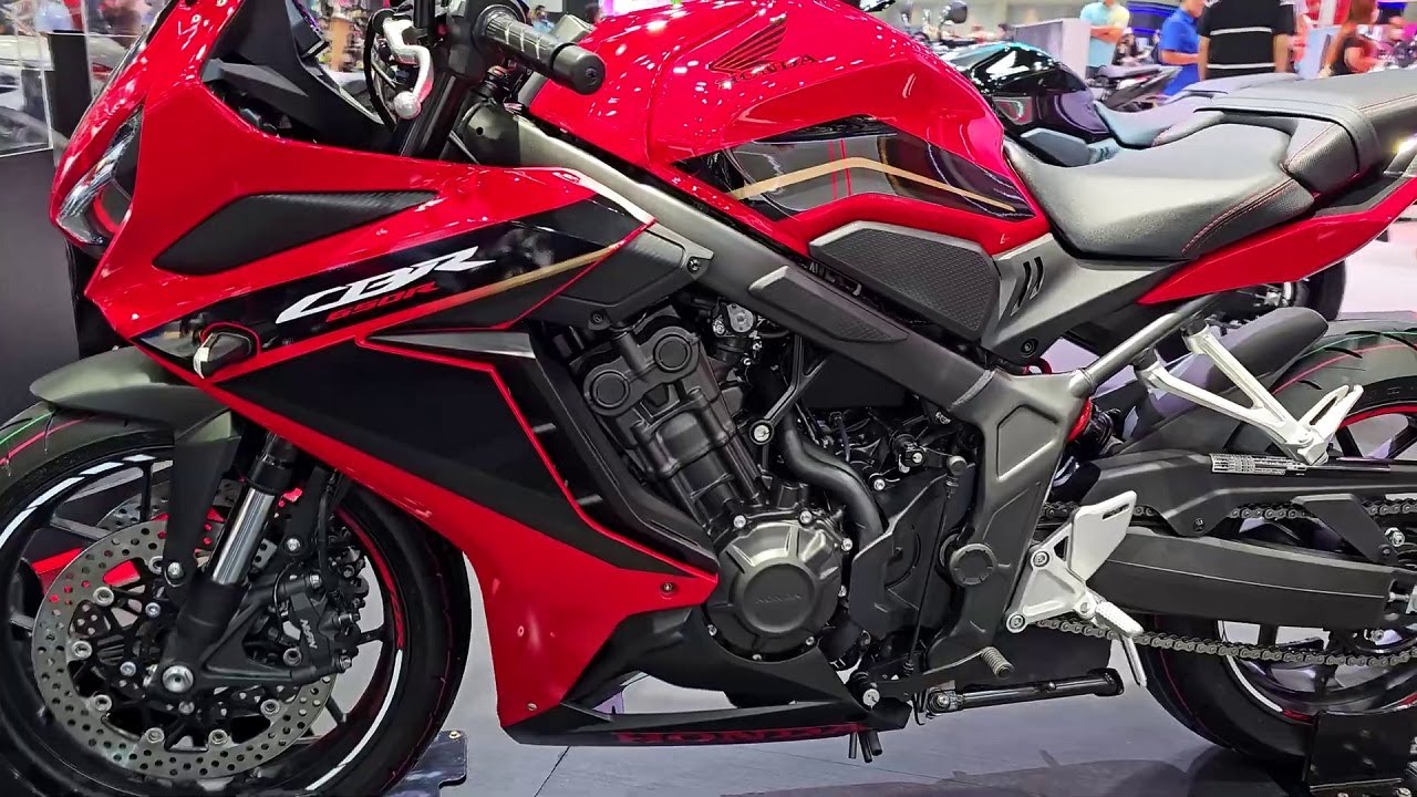 New 2023 CBR650R GRAND PRIX RED Walkaround - YouTube