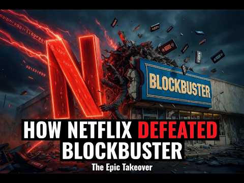How Netflix Destroyed Blockbuster { Full Case Study }