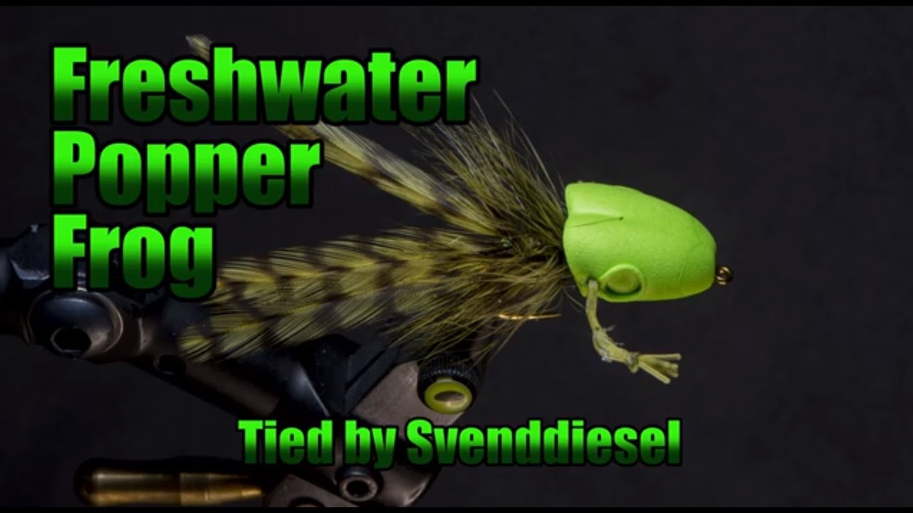 The Freshwater Popper Frog Fly Pattern Tutorial 