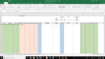 Excel Reloading Calculator Tutorial